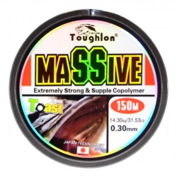 Волосінь для риболовлі, Toughlon Massive, 150м, перетин 0.30мм